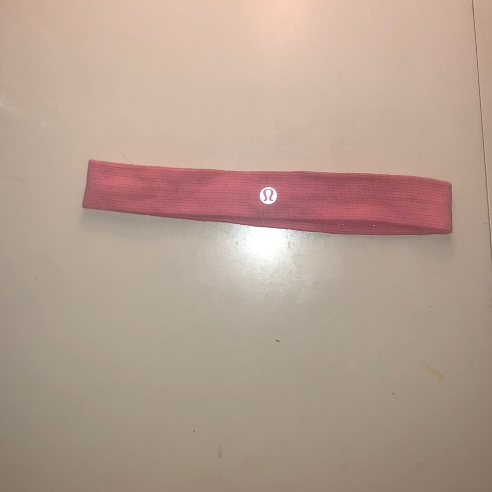 Pink LULULEMON headband